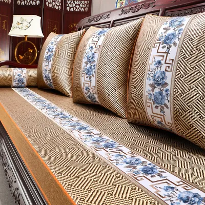 HUAMANSHENGTING | Đệm Ghế Tre Mát Mẻ Mùa Hè Lounger Gỗ Đỏ