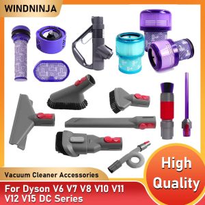 For Dyson Vacuum Cleaner Accessories HEPA Filter Brush Head For Dyson V6 V7 V8 V10 V11 V12 V15 DC Series Handle Roller Brush