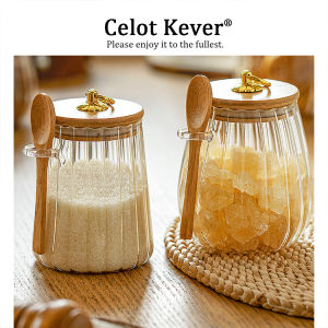 Clear Borosilicate Glass Aesthetic Kitchen Sealed Jar