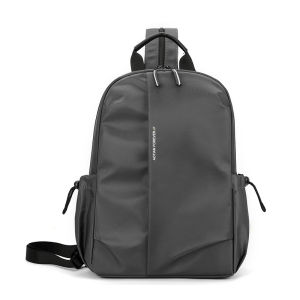 Mens Fashionable Casual Crossbody Bag Large Capacity Student Backpack Three-Use Single Shoulder Bag 2024 New Trend Brand