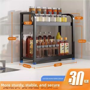 Jiaxun | Narrow Window Kitchen Spice Rack 11cm