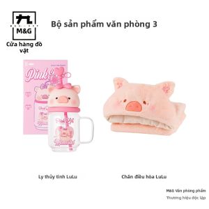 M&G SHOP | Cốc Giữ Nhiệt Ống Hút Thủy Tinh Dễ Thương