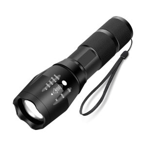 High Power T6 LED Flashlights Camping Torch 5 Light Modes Zoom Light Aluminum Alloys Waterproof Material External 18650 Battery