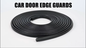 TIGERAUTO 5M 10M - U Shape Car Door Edge Protector Car Door Guard Car Door Rubber Anti Collision Strip for Cars SUVs Trucks Universal Fit No Glue Installation Scratch Paint Protection Durable Flexible EPDM Rubber Easy  Installation - Built in Steel Disc