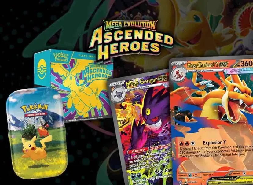 ポケモンカード Ascended Heroes ブリスターパック Pokemon TCG: Ascended Heroes Booster Pack | Lazada Singapore
