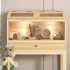 Easy-to-Clean Large Drawer-Style Hamster Cage