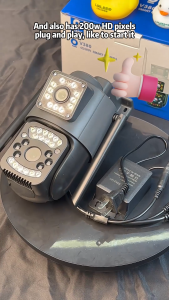 กล้องวงจรปิด CCTV Camera V380 Pro 360° Dual Lens Outdoor HD 8MP กันน้ํา กล้องวงจรปิดหลอดไฟ Infrared night vision สมาร์ท WIFI 5G/2.4G กล้องวงจร Full HD wifi camera ติดตามอัตโนมัติ CCTV Camera with Alarm