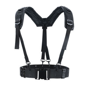 Outdoor Adjustable Equipage Suspender X Type Tactics Braces New Suspenders Men Duty Belt Harness Combat Readiness Strap