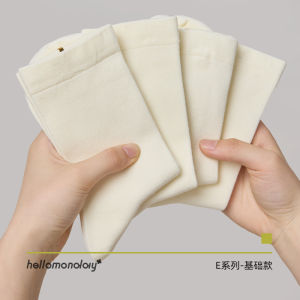 Womens Studio Socks Thin Cotton Pure Color Mid-Calf Long Tube Socks White No-Cuff Anti-Bacterial All-Season Comfortable