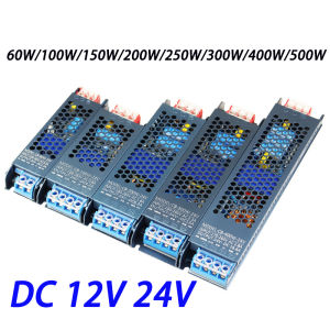 DC 12V 24V ultra-thin silent lighting transformer AC 220V LED light driver power supply 100W 200W 300W 400W 500W adapter