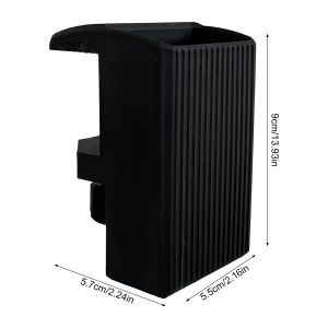 Clip-On Desk Edge Pen Holder Organizer Adjustable Clamping No Screw Easy Installation Pencil Holder Office Storage Holder