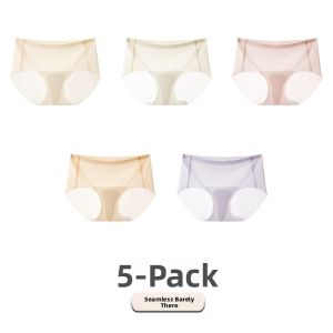 Miiow | Cat Lady Seamless Yoga Fitness Pure Cotton Thin Briefs Womens Summer Underwear Triangle Panties Breathable Antibacterial