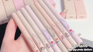 Bút Kẻ Viền Môi Cappuvini Chất Nhung Lì Mềm Mịn Lên Màu Chuẩn Chì Viền Môi Dạng Vặn Che Khuyết Điểm Môi Hiệu Quả TIDO TI DO