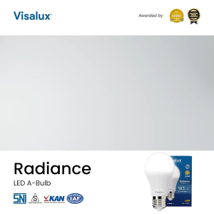 Visalux Lampu LED A-Bulb Radiance 3000K WarmWhite Kuning 3W (RAD-VPA7703WW)