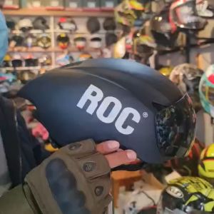 Nón thể thaoNón xe đạp ROC R16 màu đen nhám chính hãng