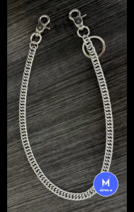 Rantai Seluar Rantai Pinggang Metal Pants Chain Street Rock Pants Accessories Key Ring round Ring Jewelry 嘻哈潮流牛仔裤链