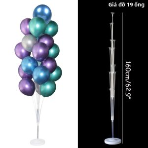 Bộ Chân Đế Bóng Bay Có Thể Điều Chỉnh 1/2 Chân Đế Cột Bóng Bay Bằng Kim Loại Có Đế Để Trang Trí Tiệc Cưới Sinh Nhật Tốt Nghiệp