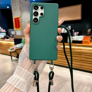 szhaiyu | Crossbody Phone Case for Samsung Galaxy S26 Ultra S25FE S24 S23 S22 S21 Plus A56 A16 A36 A26 A17 A07 A57 A37 Silicone Soft Cover