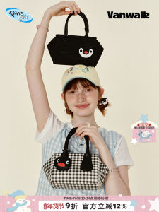 VANWALK Pingu Penguin Single Shoulder Crossbody Small Bag Womens Commuting Handbag Casual Soft PU Leather Magnetic Buckle