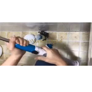 GO TaffHOME Sikat Kamar Mandi Elektrik Gagang Panjang - WQ8111