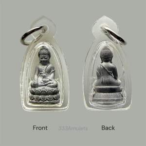 R221 Phra Chaiwat with casing thai amulet Buddha wet iron pour mould style collection religious pendants 333amulets