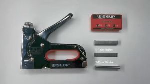 3in1 Gun Tacker Heavy Duty Staple Gun Metal Stapler Gun Industrial Staple Gun Three-purpose Nail Staple Gun manual staple gun Furniture Construction Upholstery Stapler with 600 PCS Nails