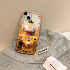 Pokemon Pikachu Duckling Turtle Full Cover Silicone Phone Case for iPhone 16 pro Max Apple 15 Soft Shell 14 plus Transparent
