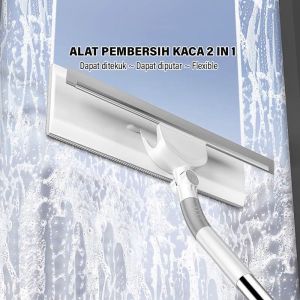 Angola Alat Pembersih Kaca D62 Glass Cleaning Brush Teleskopik Wiper Jendela 2 in 1 Pembersih Jendela Warna Putih Garansi Penjual Untuk Pembersih Kaca - Lazada