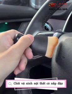 Chổi quét vệ sinh nội thất xe  làm sạch khe hở nội thất hơi lông mềm mịn không gây xước nội thất