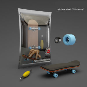 Maple Wood Professional Mini Finger Skateboard Toys Metal Bracket Bearing Wheel Anti Stress Sensory Tabletop Toy