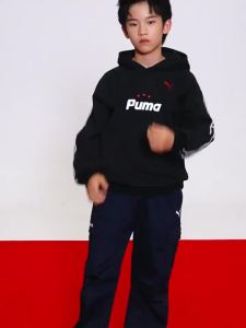PUMA | Patched Hooded Sweatshirt Childrens
