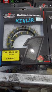 kampas kopling kevlar moto 1 racing sonic 150r cb150 r new led cbr 150r new plat kopling kevlar sonic 150 r cb 150r cbr 150r