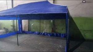 Tenda Lipat Ukuran 3x6 Lengkap Dinding Mika 3 Sisi