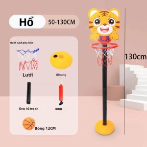 Vòng Bóng Rổ Mini Có Thể Điều Chỉnh Dành Cho Trẻ Em Với 1 Quả Bóng Đồ Chơi Trong Nhà Ngoài Trời Quà Tặng Thể Thao Phát Triển Khả Năng Nắm Bắt/chuyển Động