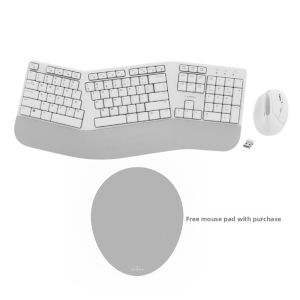 Hinomi | Ergonomic Silent Wireless Keyboard and Mouse Set