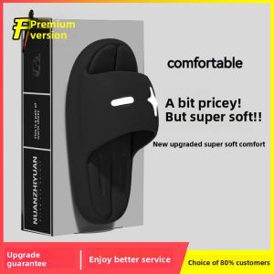 MONLEYTA | Mens Summer Thick Bottom Slip-On Shoes Indoor Home Bathroom Anti-Slip Couple Slippers Comfortable EVA Material Easy To Wear