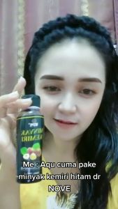 MINYAK KEMIRI PENGHITAM UBAN 100ml By NOVE Penumbuh Rambut Menyuburkan Menebalkan melebatkan Rambut