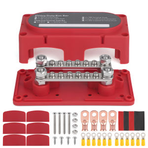 Khối Phân Phối Điện Công Suất Cao 48V 300A M6 M8 Đầu Nối Dạng Chốt Thanh Đồng Dẫn Điện Cho Ô Tô Xe RV Xe Tải Thuyền