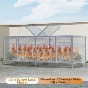 MLZH | Indoor Outdoor Large Chicken Coop