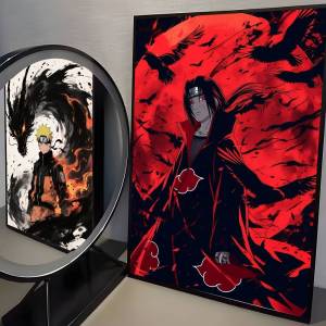 Bandai | Naruto Boruto HD Canvas Wall Art Poster-Chống Thấm Nước Anime In Hình Cho Phòng Ngủ Phòng Khách Phong Cách Hiện Đại Trang Trí Nhà Quà Tặng
