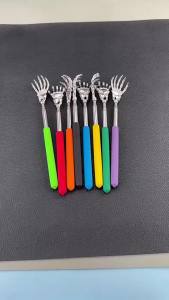 Portable Telescopic Back Scratcher Stainless Steel Extendable 8.3-22.8" with Comfort Grip Handle Happy Health Products