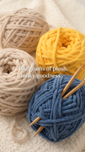 CHUNKY CHENILLE SOFT Fancy Blanket Yarn Towel Yarn Ball DIY Scarf Hand Knitting Craft 100g