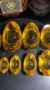 Thỏi Vàng Rồng Lưu Ly Chiêu Tài Tấn Bảo - khắc nổi tinh xảo - kích thước 3.5 5 6 7 8cm - nguyên khối nặng đặc ruột