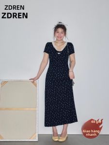 ZHANGDAREN | Đầm Hoa Giúp Gầy Mùa Hè Kích Cỡ Lớn