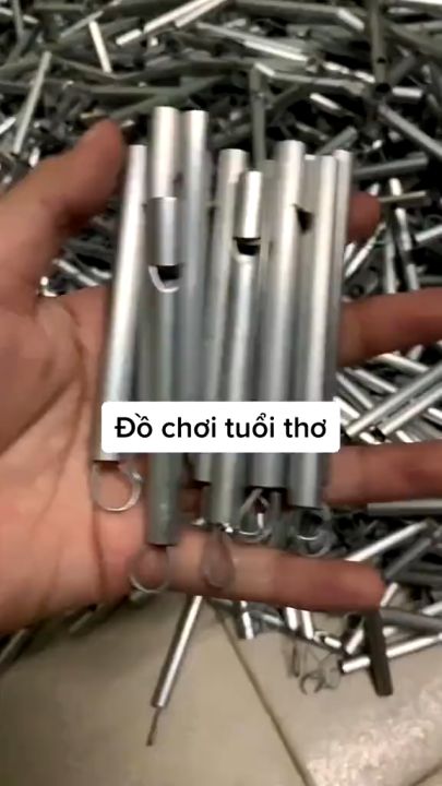 Sáo Nhôm - Sáo Rút giả tiếng chim hót, huấn luyện chim, Âm thanh cực hay – Đồ chơi thú vị cho bé