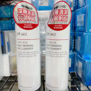 [ Dr. WU ]  Mandelik Daily Renewal Gel Cleanser 杏仁酸温和焕肤洁肤露 50/200ml【Toasty Life 】