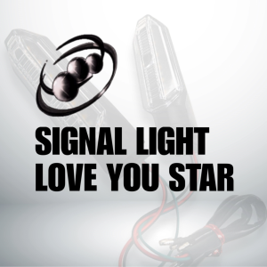 Motorcycle - Signal Light - LOVE YOU STAR D-394 (YELLOW-BLUE) (YELLOW-WHITE) (YELLOW-RED)