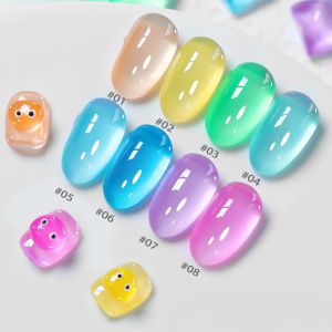 Keo Dán Móng Tay Pha Lê Thủy Tinh Trong Suốt Cao Cấp TC 10ML Màu Xanh Lá Cây Xanh Dương Dùng Riêng Cho Salon Làm Móng