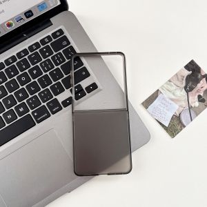 Fashion Translucent Matte Ultra Thin Case for Samsung Galaxy Z Flip 8 7 6 5 4 3 5G Flip7 FE Protective Hard PC Clear Slim Cover