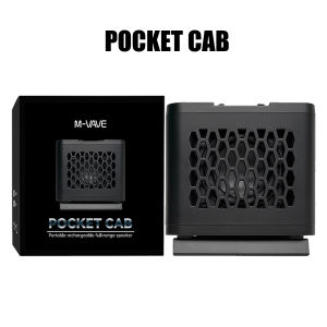 M-VAVE | M‑VAVE Pocket CAB Rechargeable Guitar Speaker 1.75" Driver Dual Passive Radiators 7‑Hour Battery Portable Amp For Practice